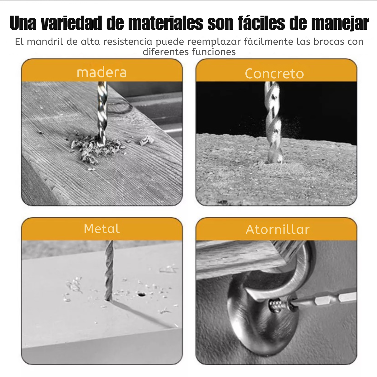 KIT TALADRO ORIGINAL INALÁMBRICO DEWALT CON 2 BATERIAS + ACCESORIOS + JUEGO CAJA SET DADOS CHICHARRA 46 PCS