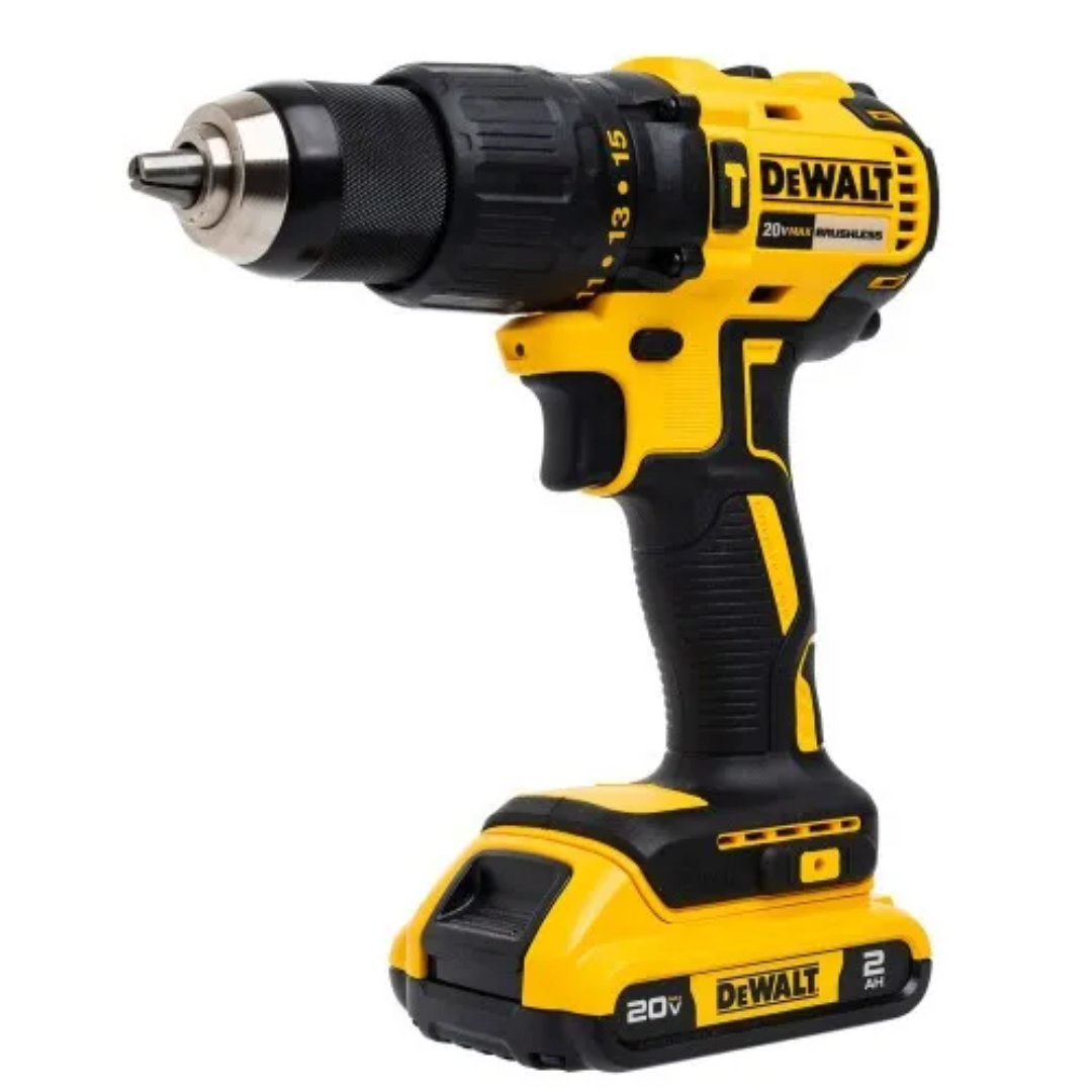 KIT TALADRO ORIGINAL INALÁMBRICO DEWALT CON 2 BATERIAS + ACCESORIOS + JUEGO CAJA SET DADOS CHICHARRA 46 PCS